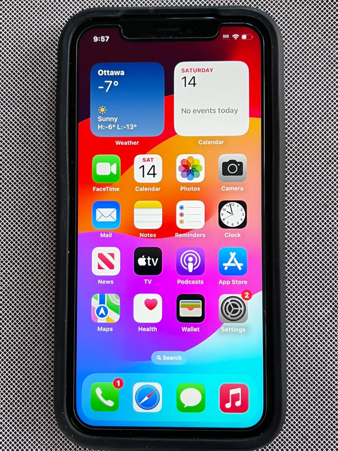 iPhone XR 64GB with Otterbox thumbnail