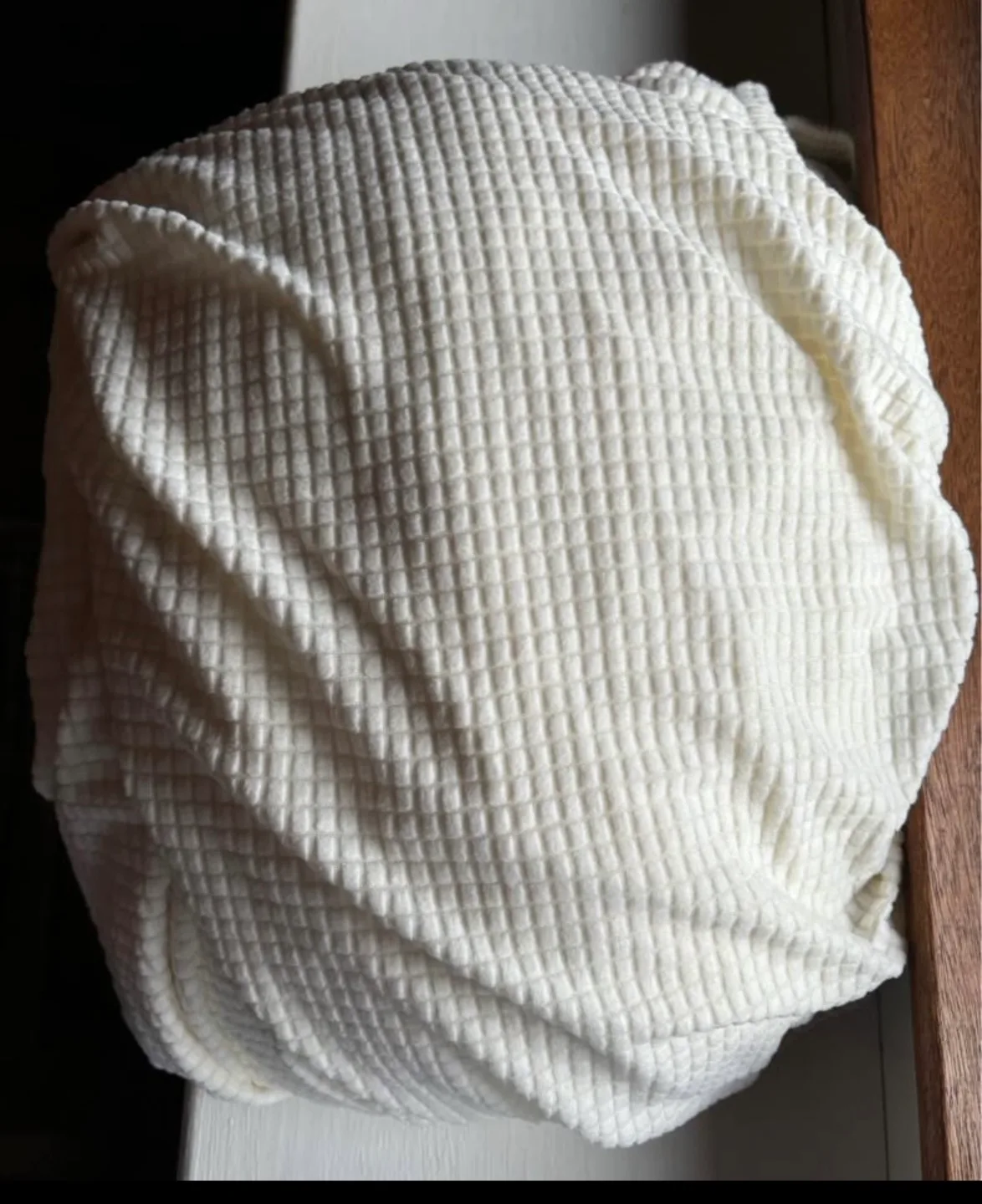 1Pc Stretch Sofa Cover 4 Seater / White image indicator(6)