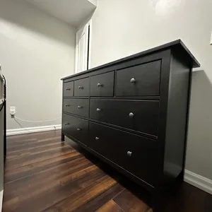 black brown dresser ikea Ikea black/brown Hemnes 6 drawer dresser - Dressers & Chests of Drawers - Denver, Colorado | Facebook Marketplace