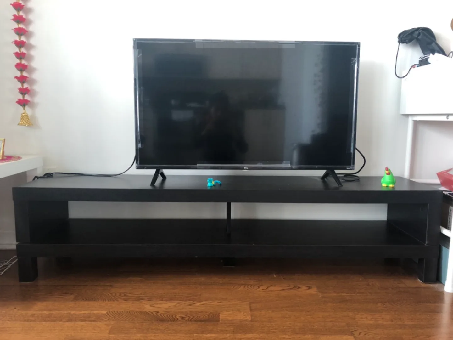 Sturdy Black TV Stand thumbnail