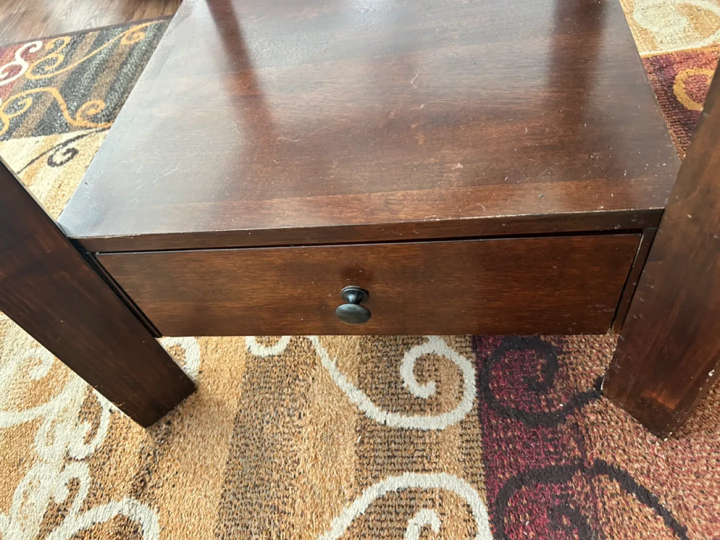 Glass Top End Table image indicator(3)