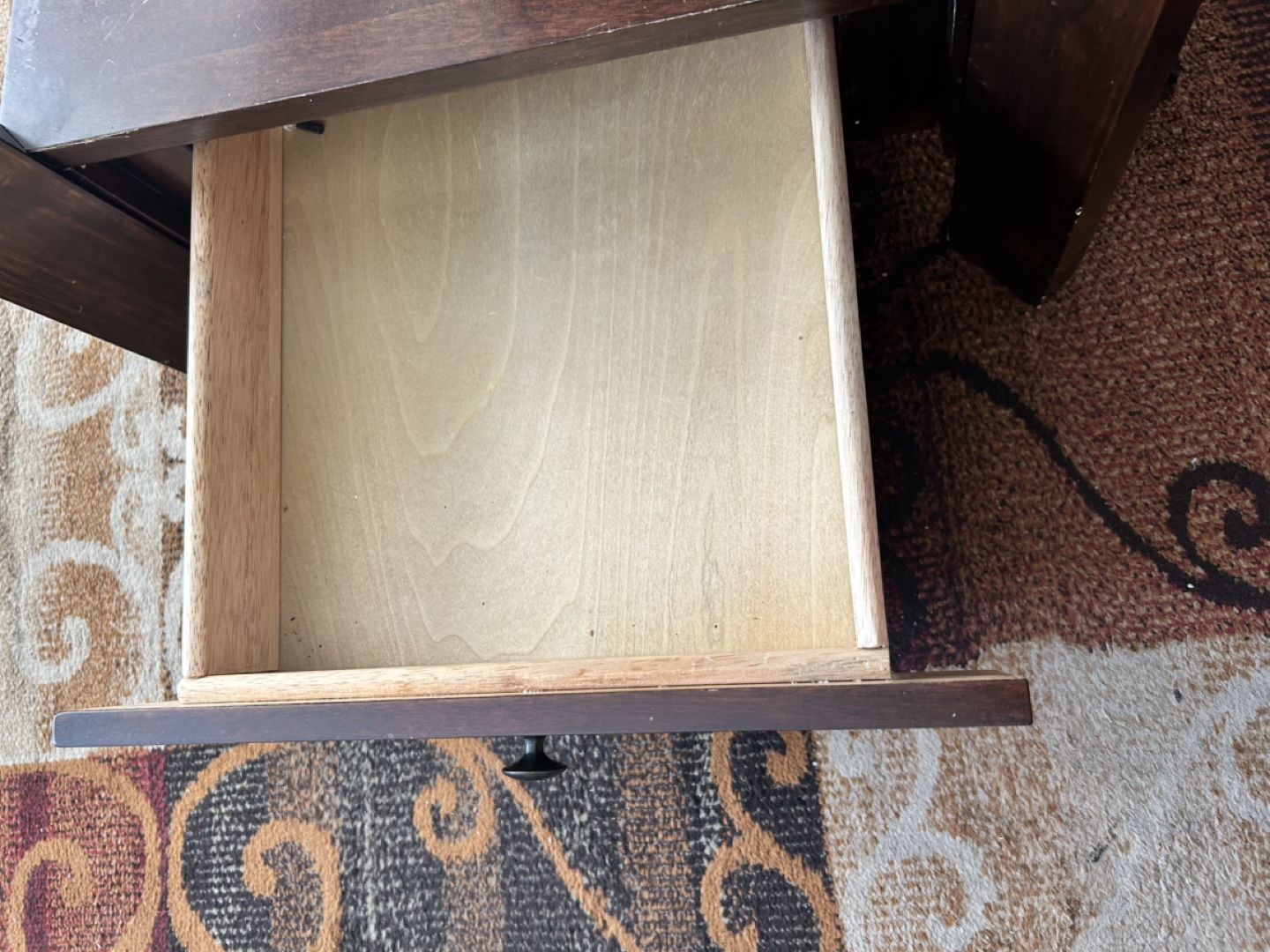 Glass Top End Table - photo 4