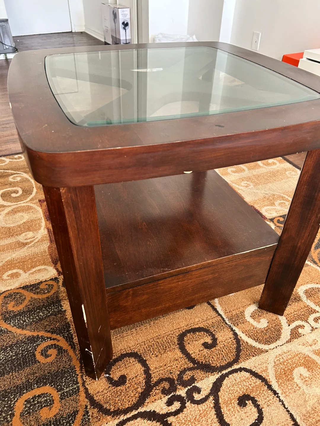 Glass Top End Table image indicator(5)