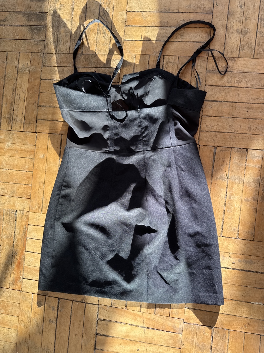Black Mesh Mini Dress - photo 2
