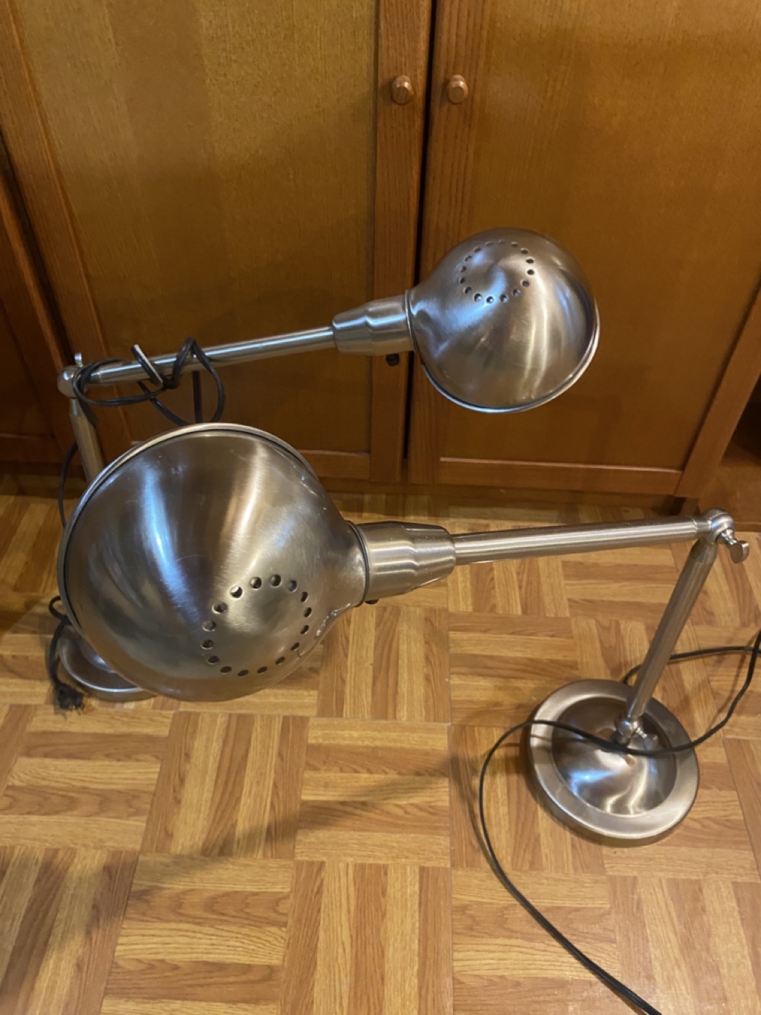 Pair of Metal Desk Lamps - photo 3
