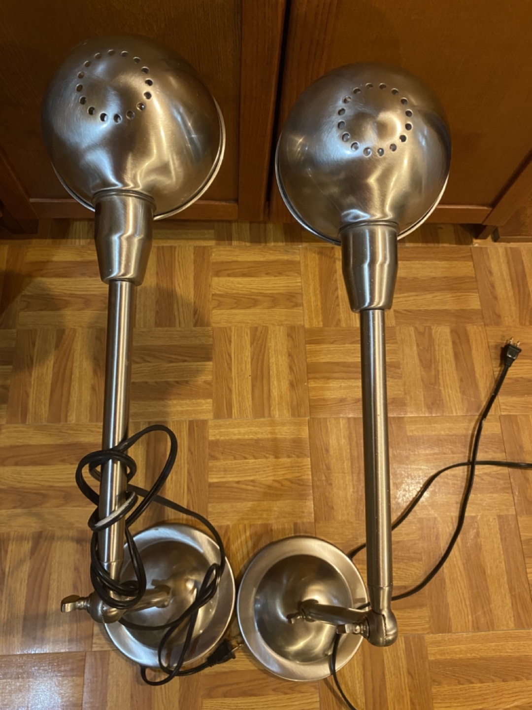Pair of Metal Desk Lamps