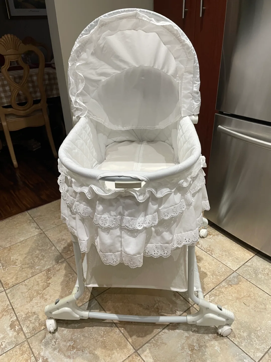 Baby Bassinet with Stand image indicator(4)