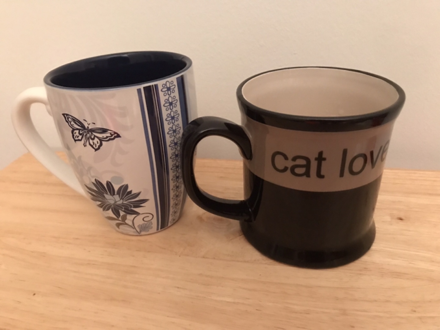 Set of 2 large cat mugs - photo 2