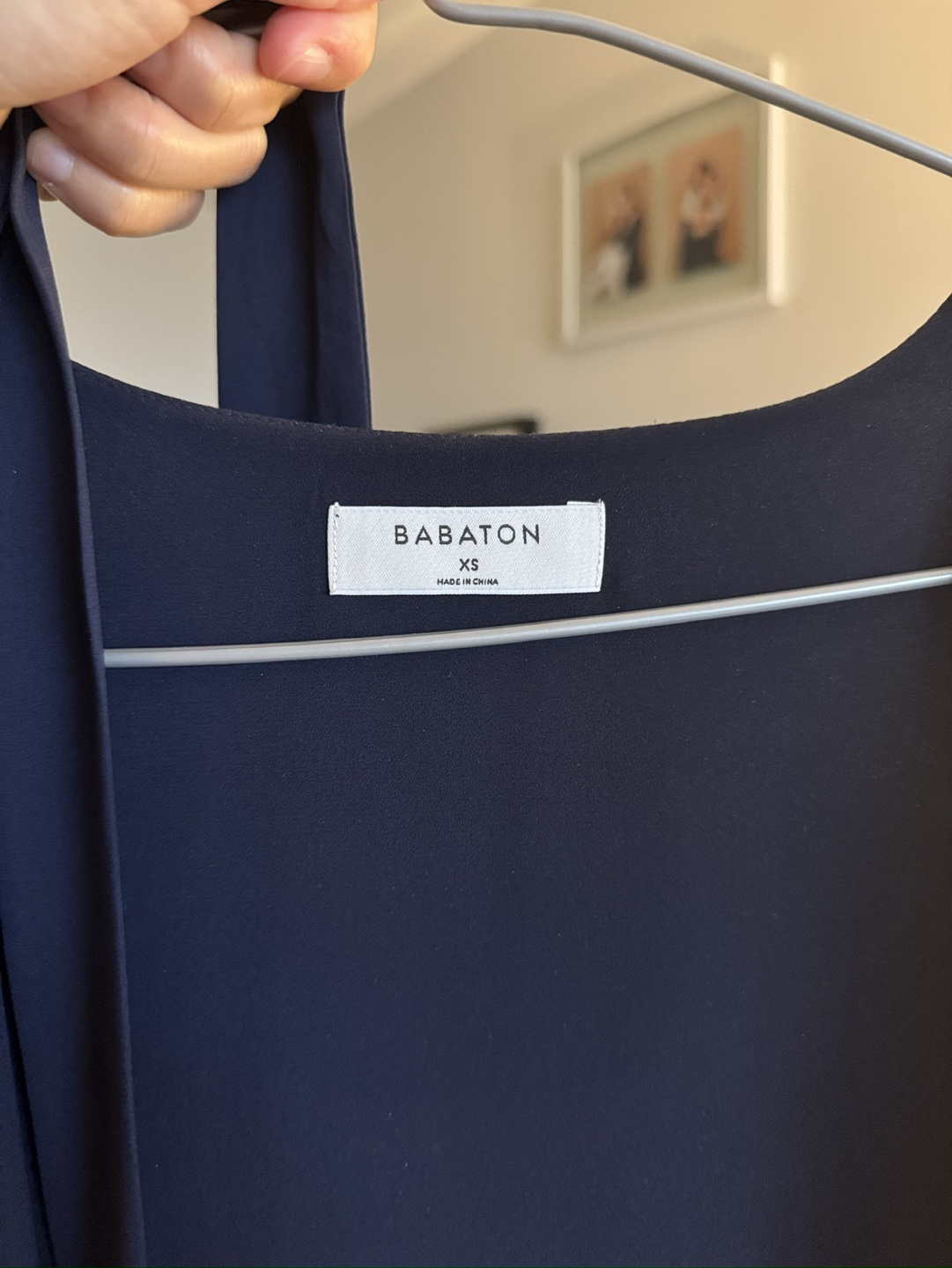 Babaton Navy Wrap Dress XS - photo 4