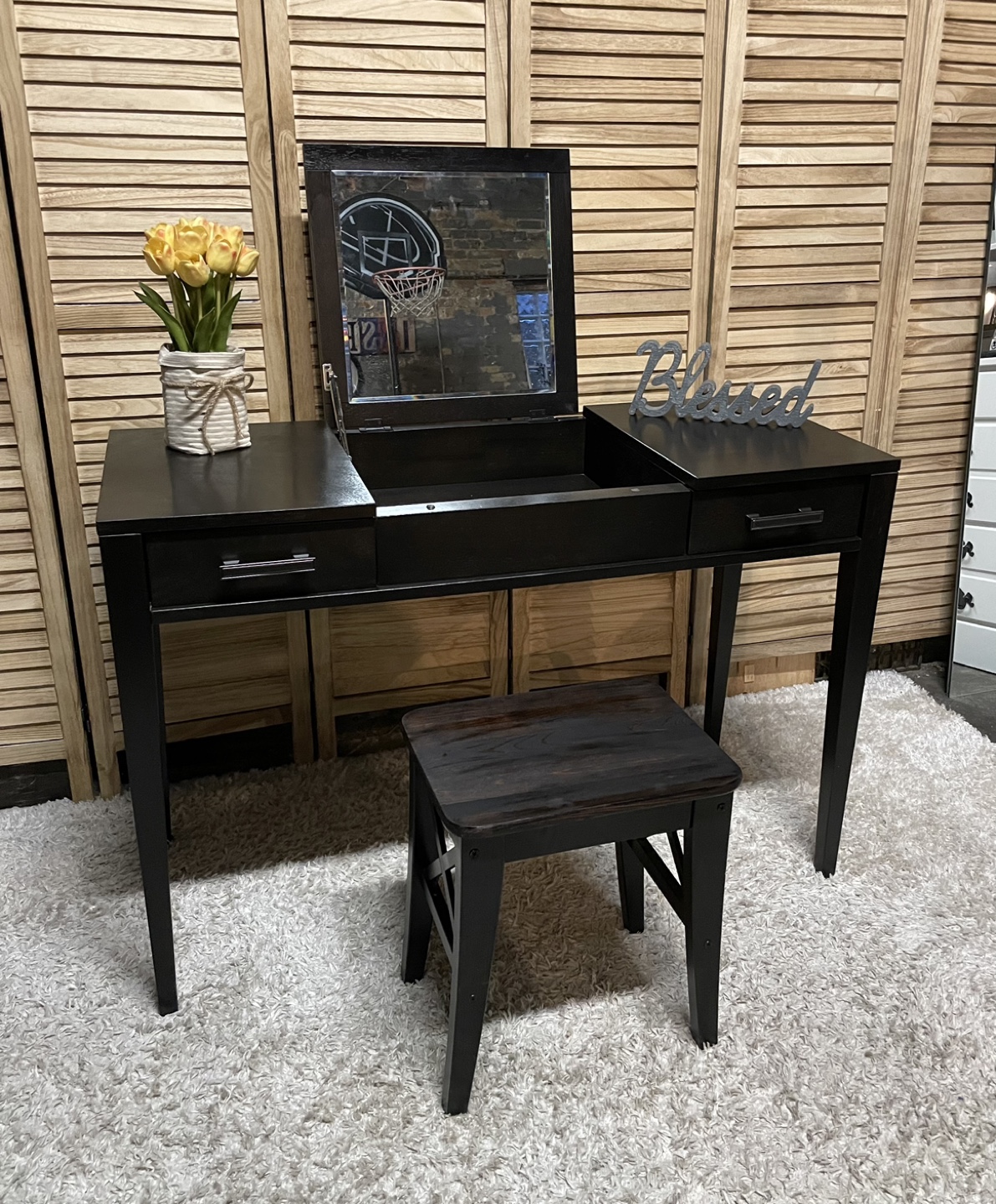 West Elm Vanity Desk - photo 2