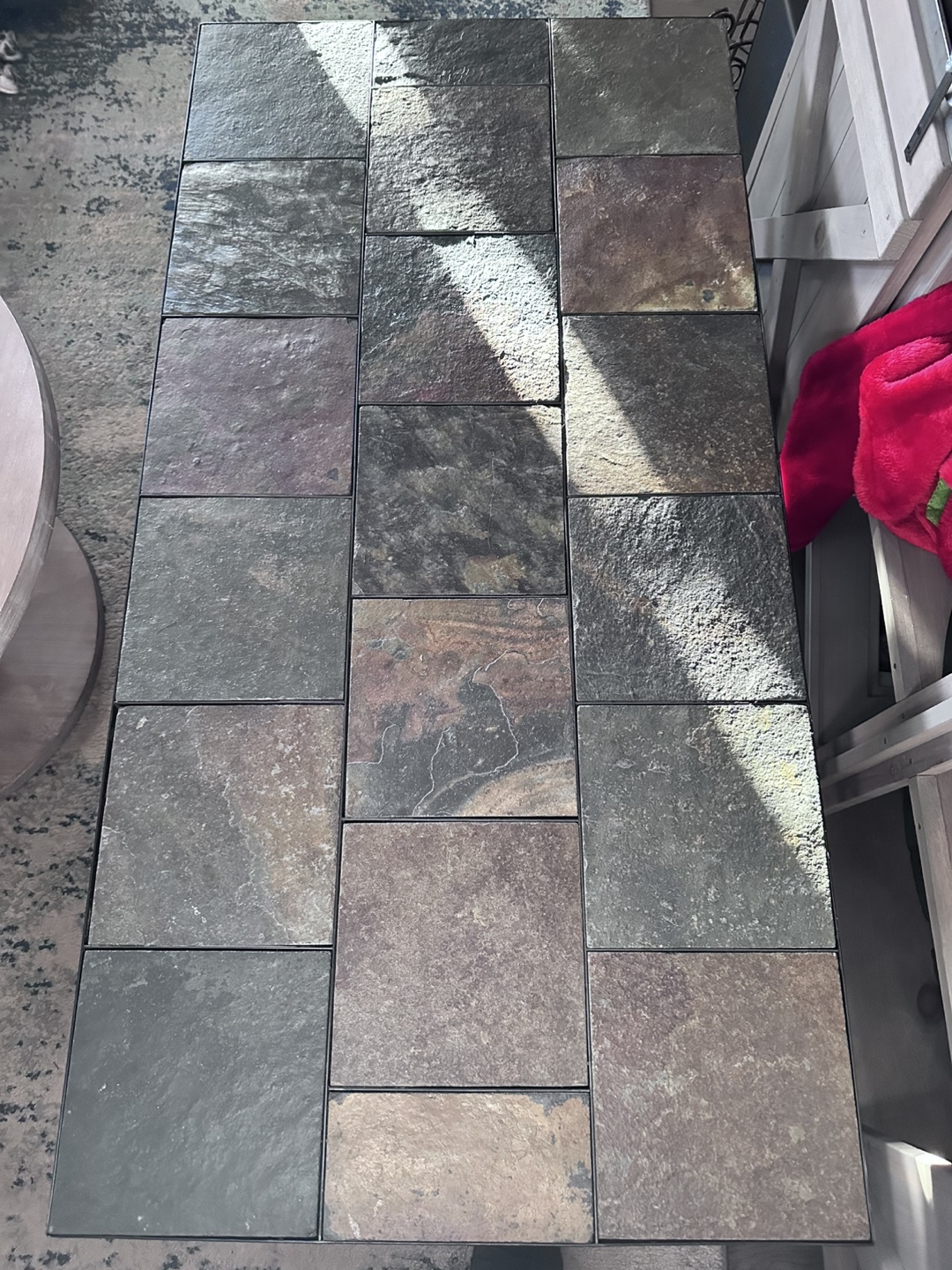 Slate Tile Top Coffee Table - photo 4