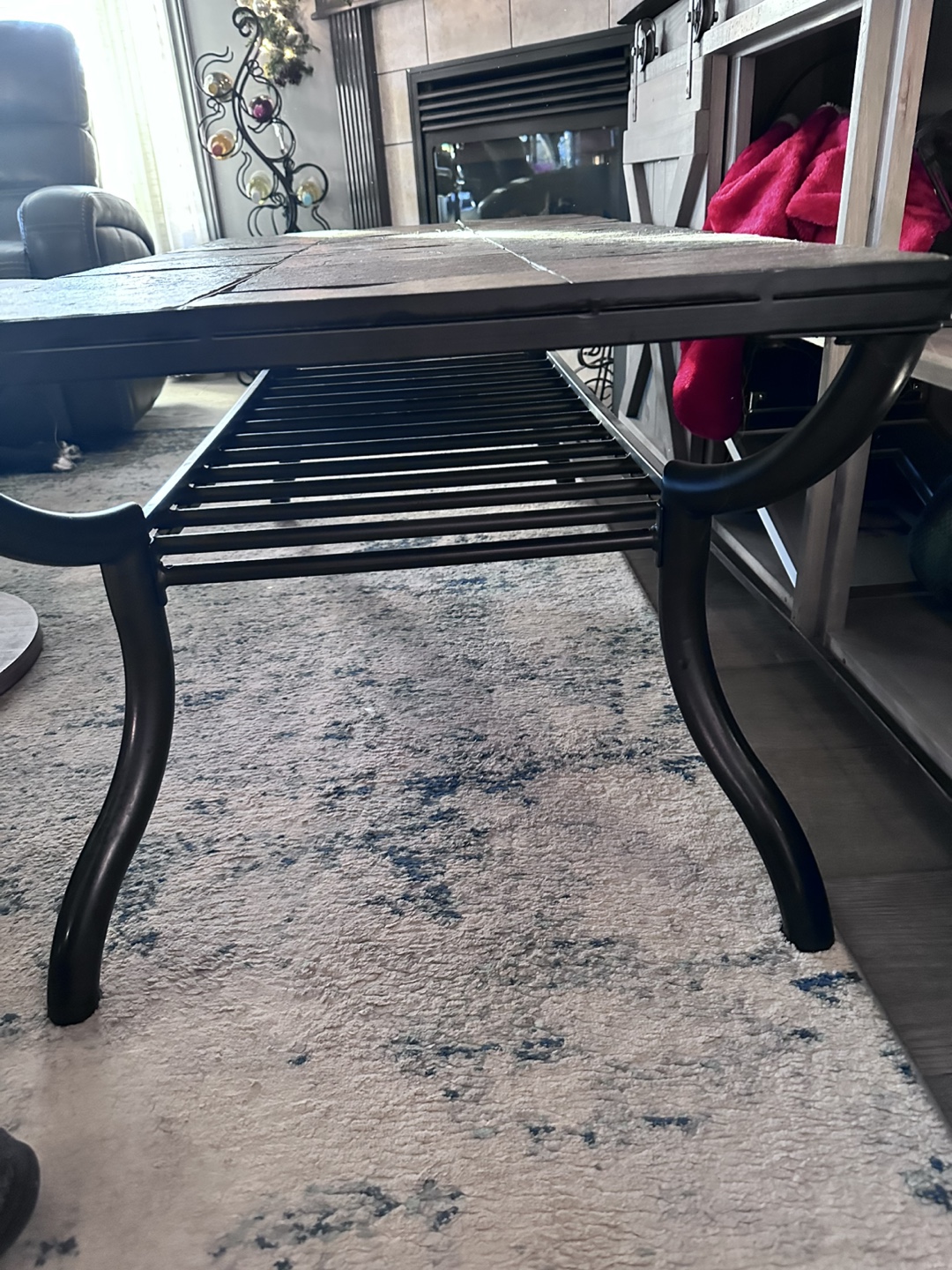 Slate Tile Top Coffee Table - photo 3