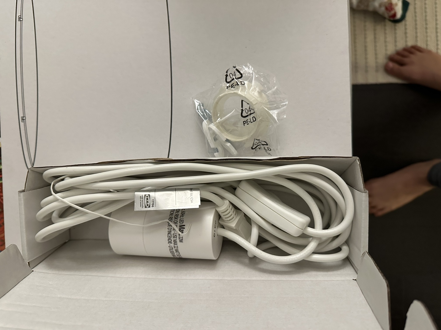 IKEA Drop Light and Lamp Shade - photo 4