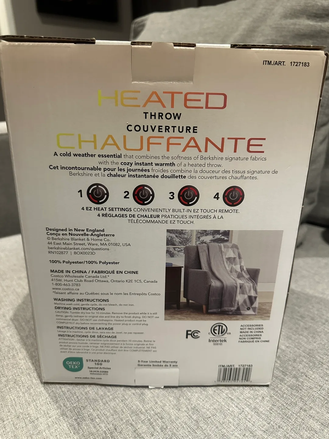 Berkshire Luxe Faux Fur Heated Blanket image indicator(7)