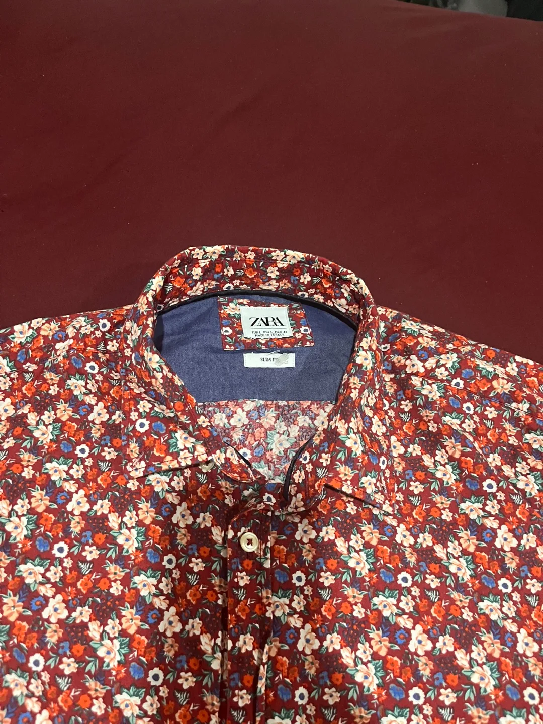 Zara Floral Button-Up Shirt image indicator(2)