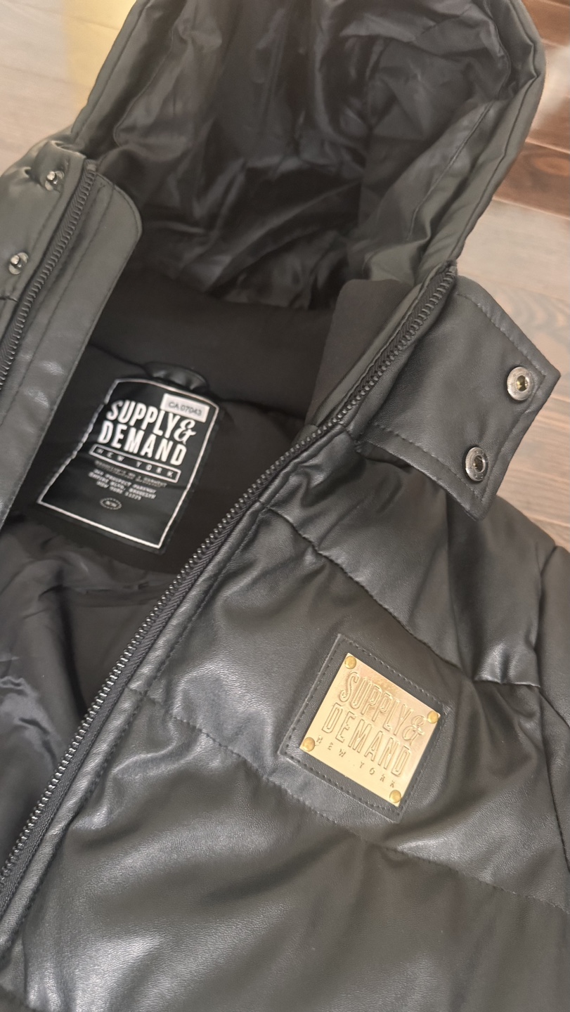 Supply & Demand Black Puffer Jacket - photo 4