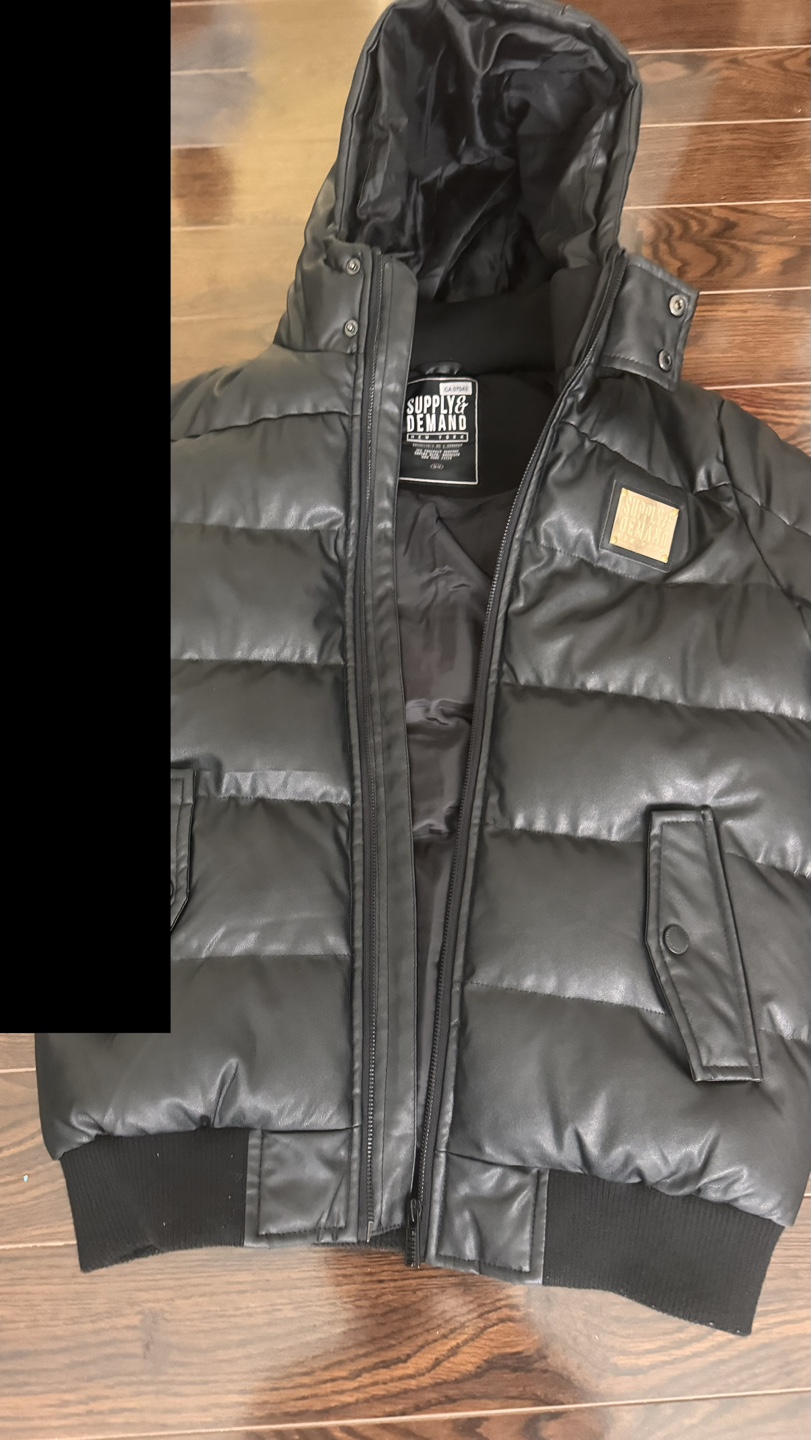 Supply & Demand Black Puffer Jacket - photo 3