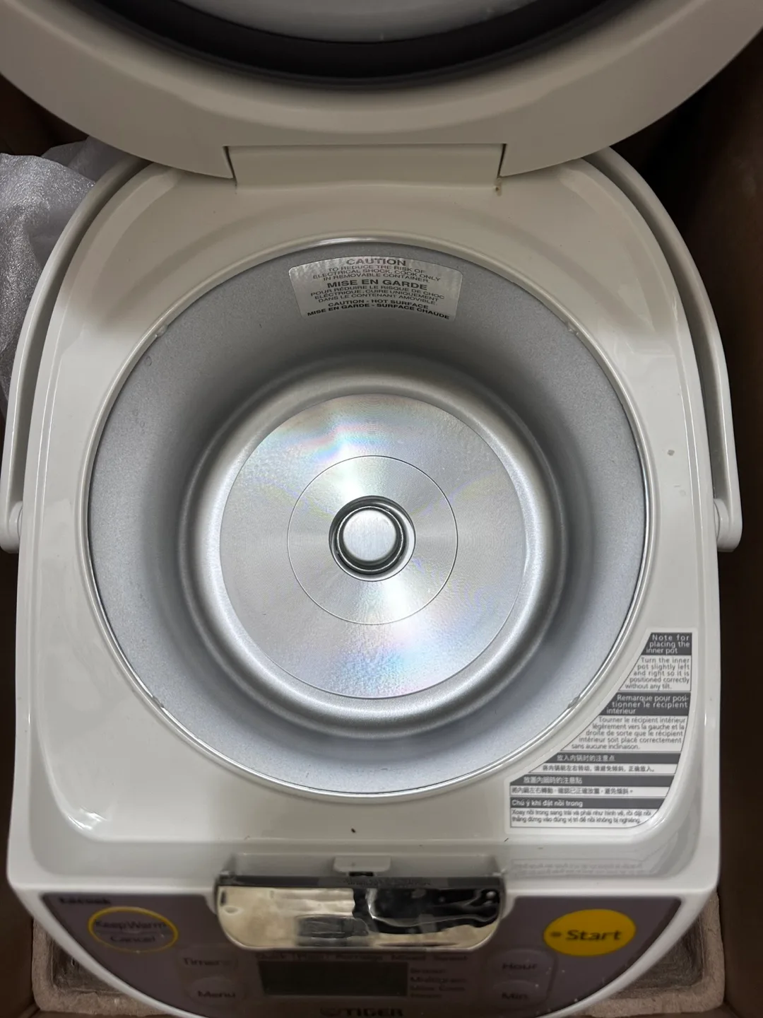 TIGER JBV-S10U Rice Cooker / Warmer image indicator(6)