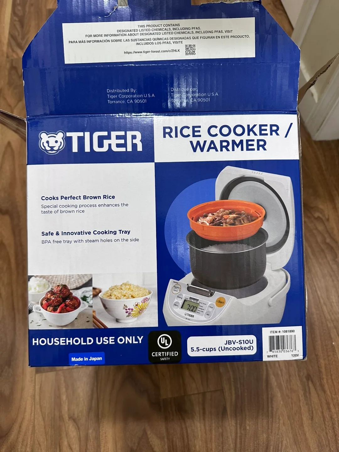 TIGER JBV-S10U Rice Cooker / Warmer image indicator(3)