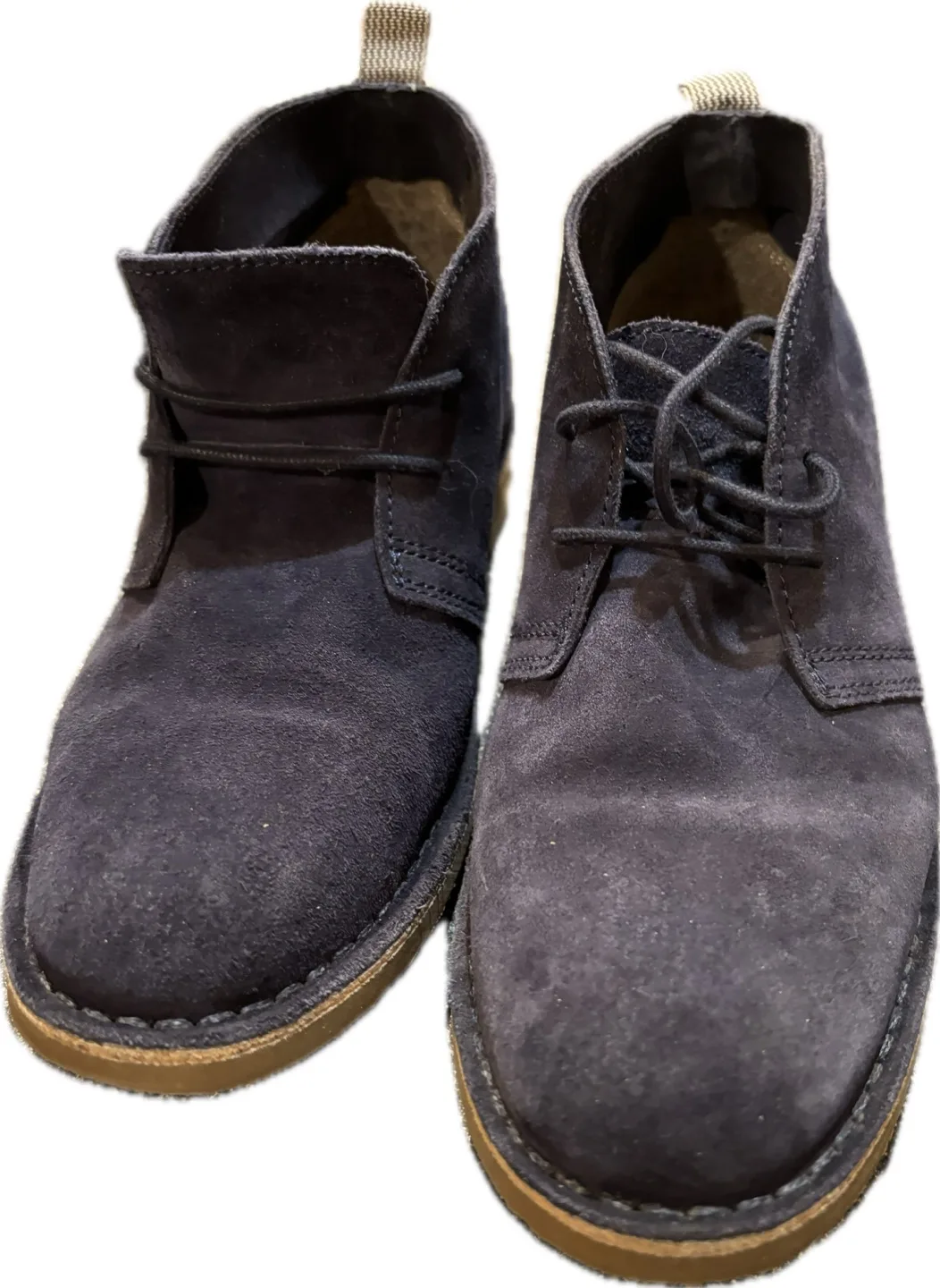 Navy Blue or Black Suede Boots $10 each thumbnail