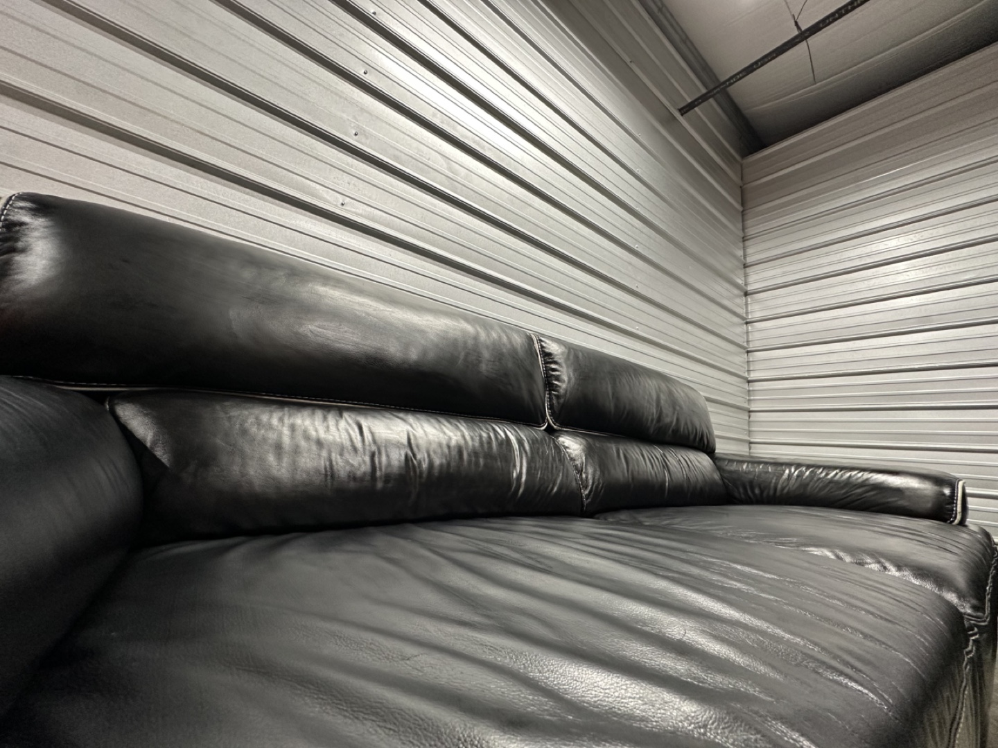 Genuine Leather Couch Set (FREE DELIVERY) - photo 4