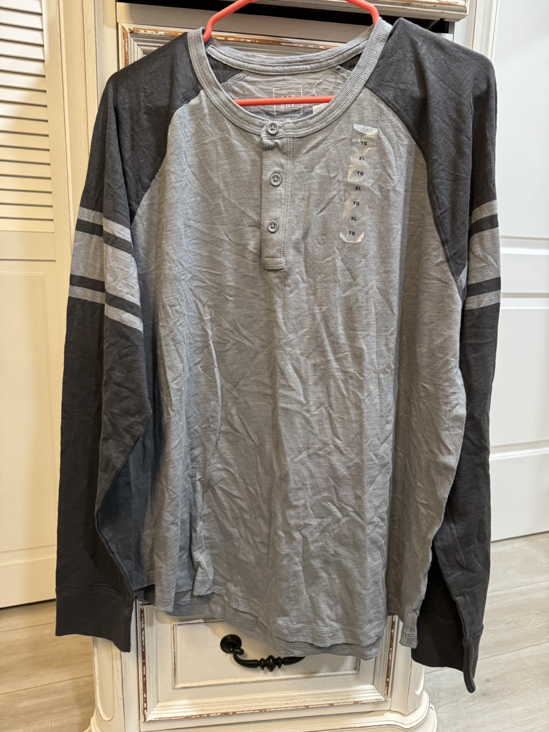 Gap Long Sleeve Henley Shirt