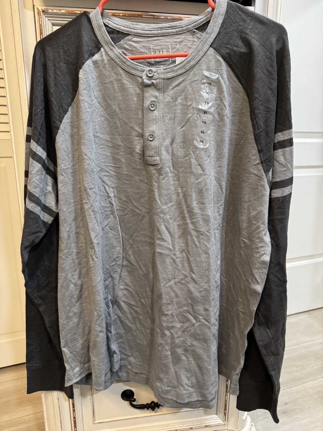 Gap Long Sleeve Henley Shirt - photo 3