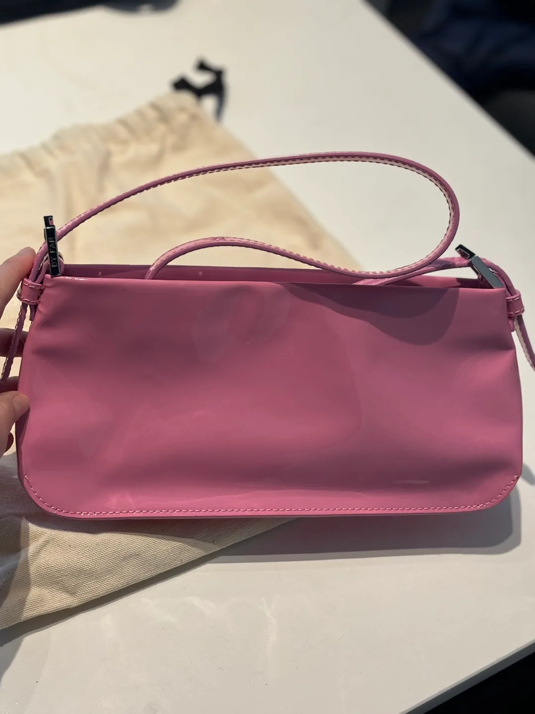 By Far Barbie pink Rachel Bag image indicator(4)