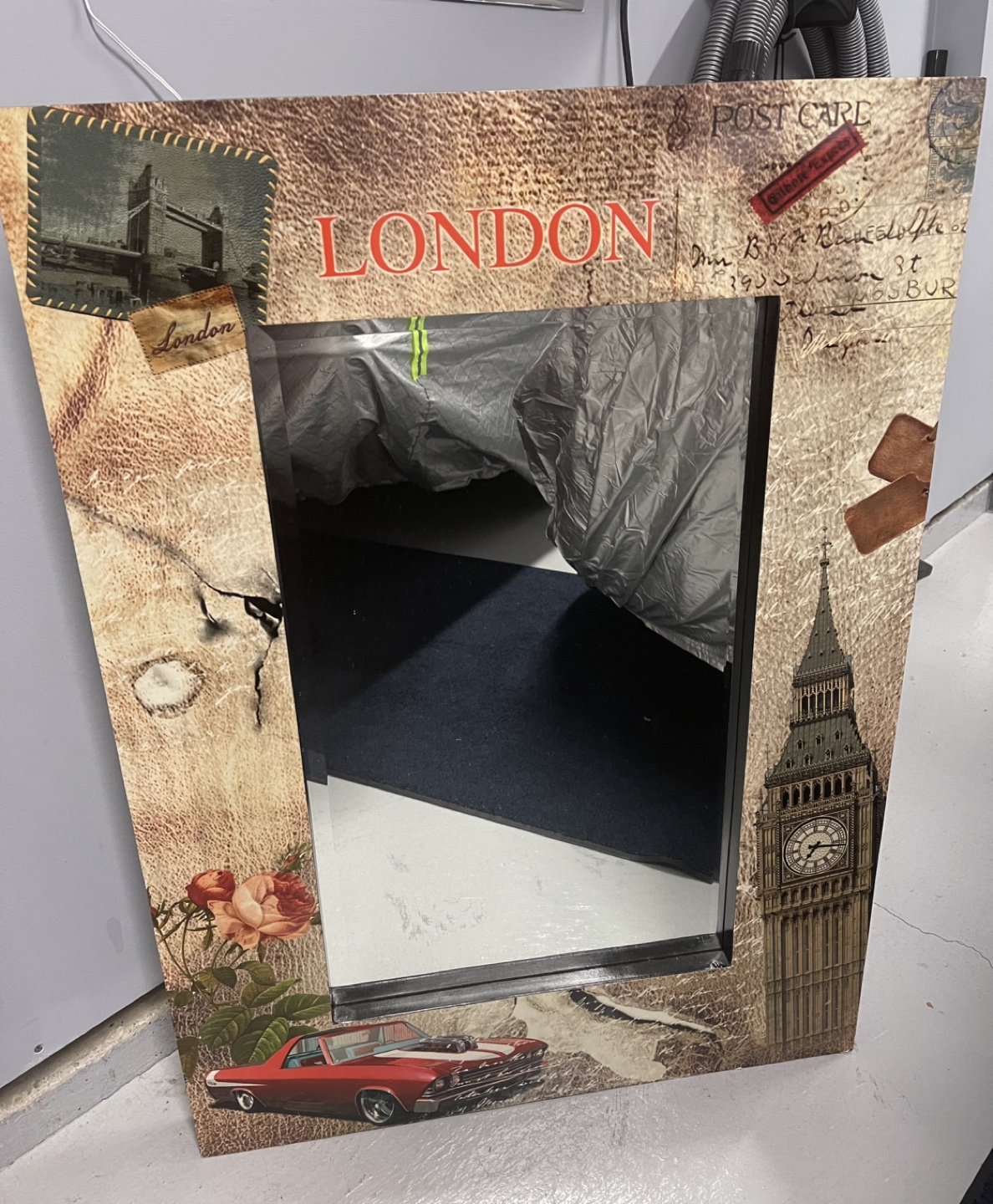 Vintage London Themed Mirror