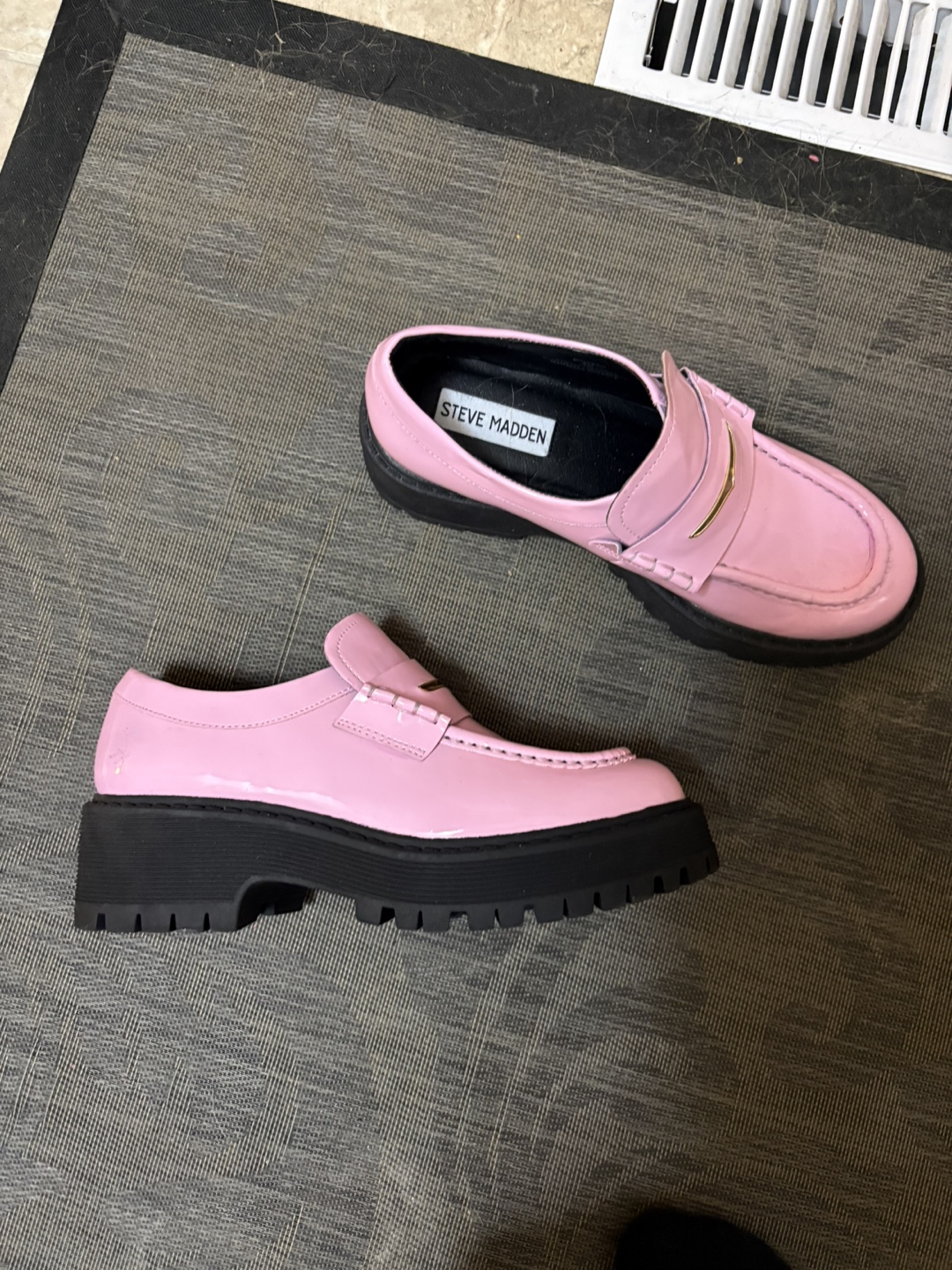 Steve Madden Pink Platform Loafers - photo 2