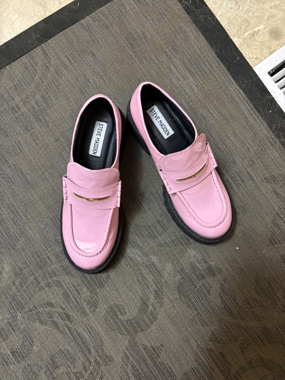 Steve Madden Pink Platform Loafers
