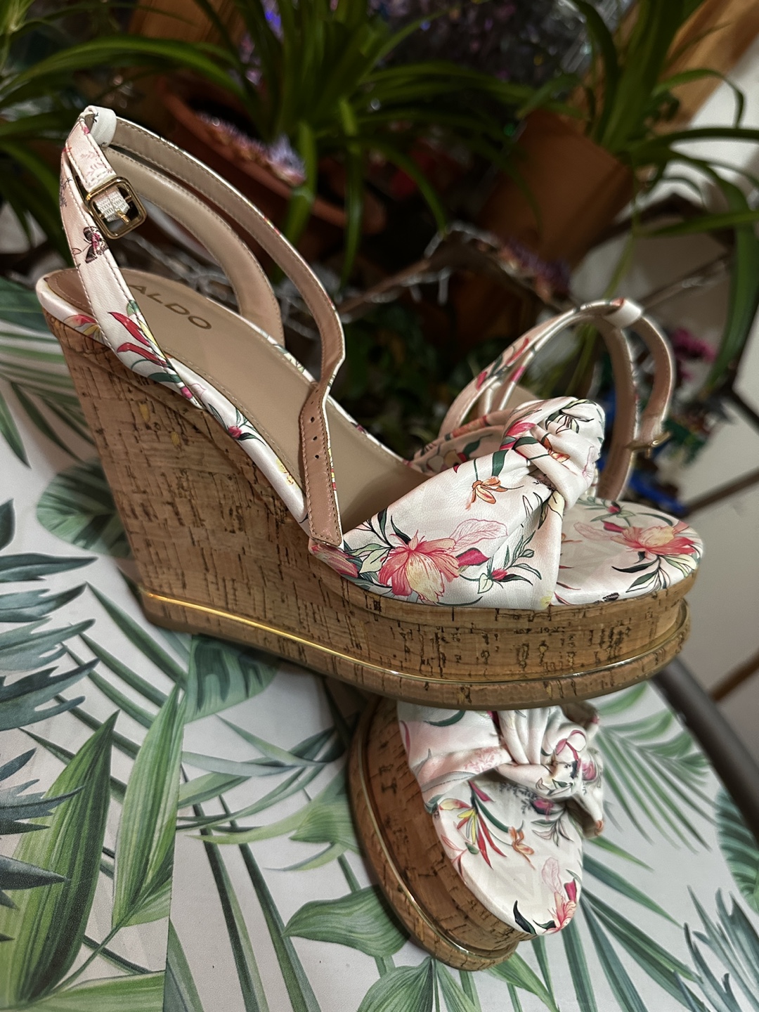 ALDO Floral Wedge Sandals - photo 2