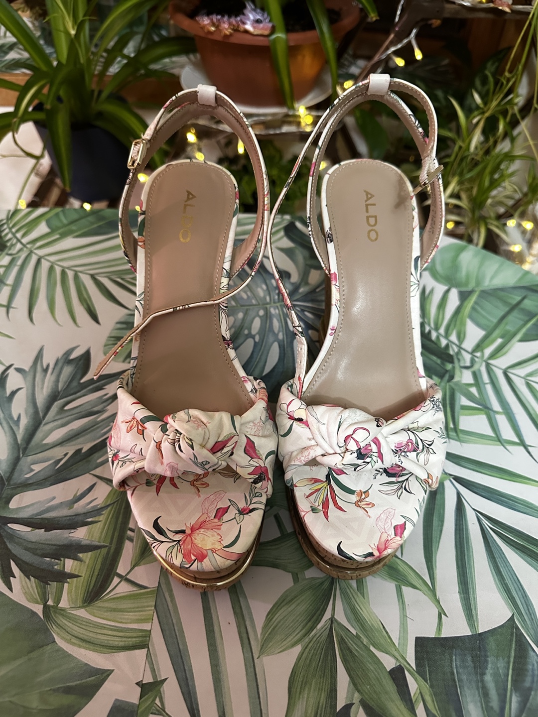 ALDO Floral Wedge Sandals - photo 4