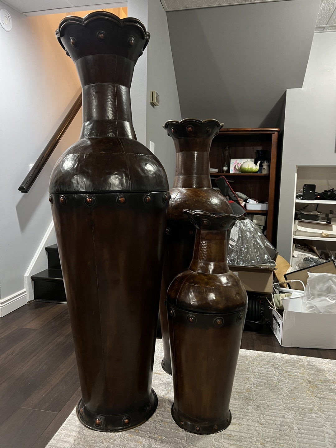 Beautiful set of oversized vases