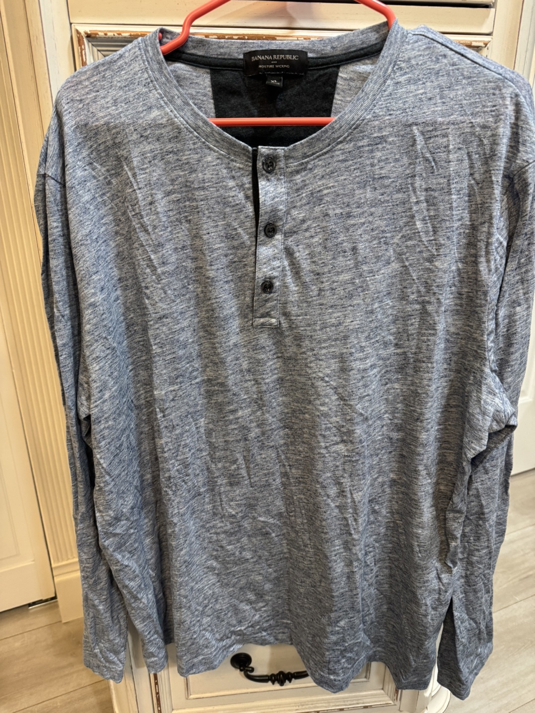 Banana Republic Men's Long Sleeve Henley Shirt Size XL - photo 5