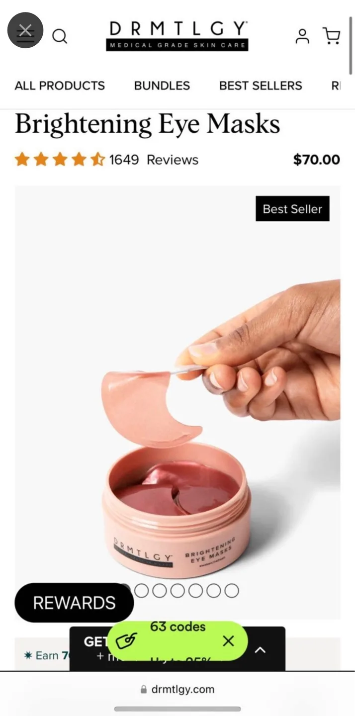 Drmtlgy Brightening Eye Masks image indicator(3)