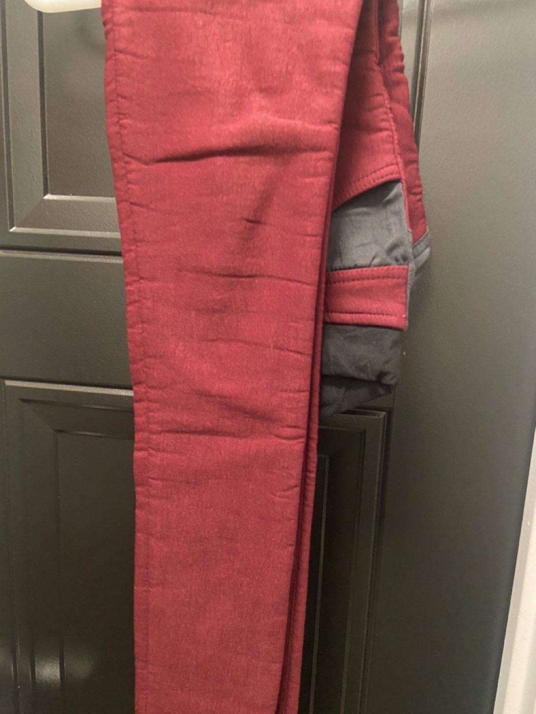 Red/ Maroon Slim Fit Pants