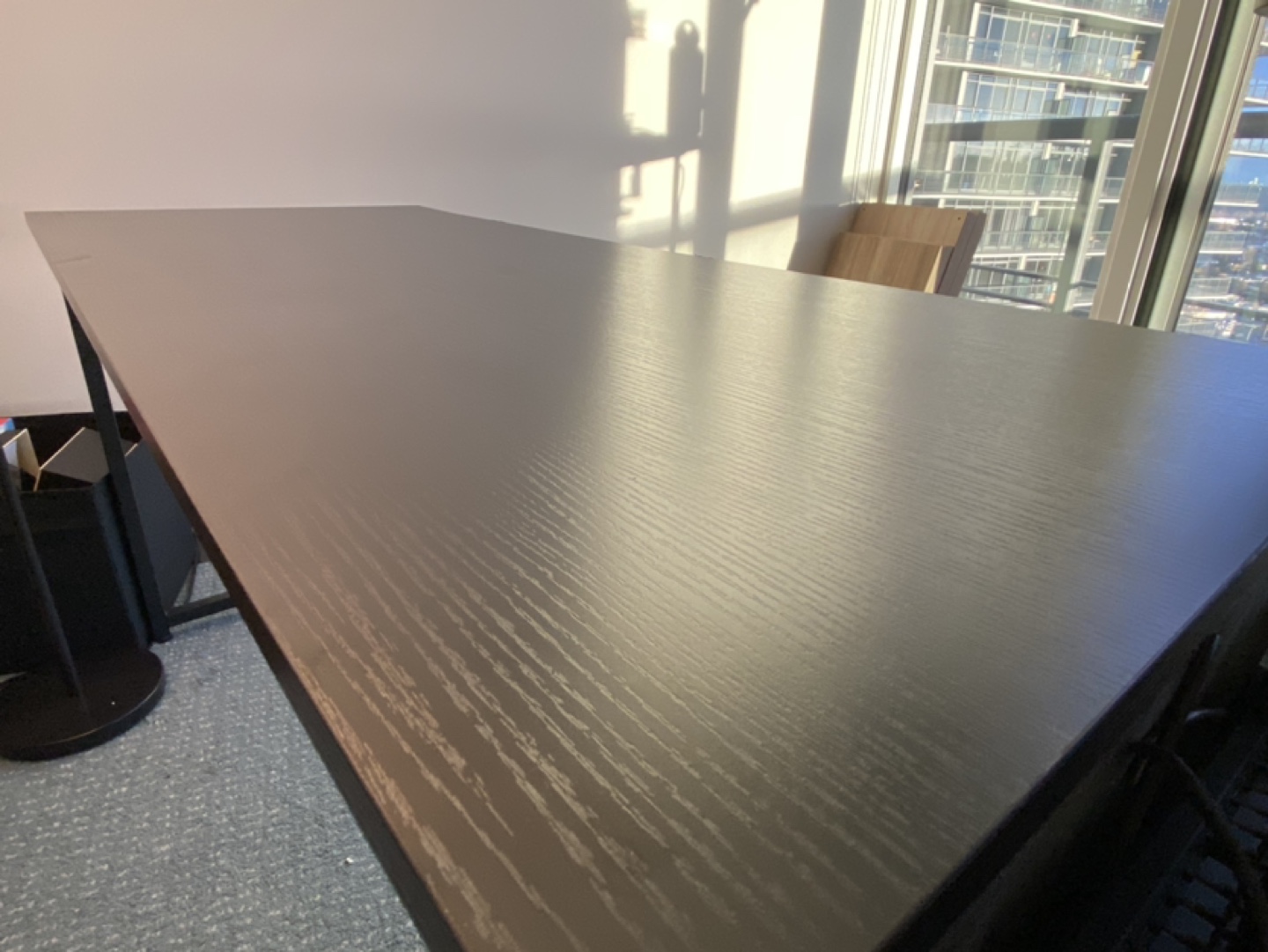 Black Desk with Storage - photo 4