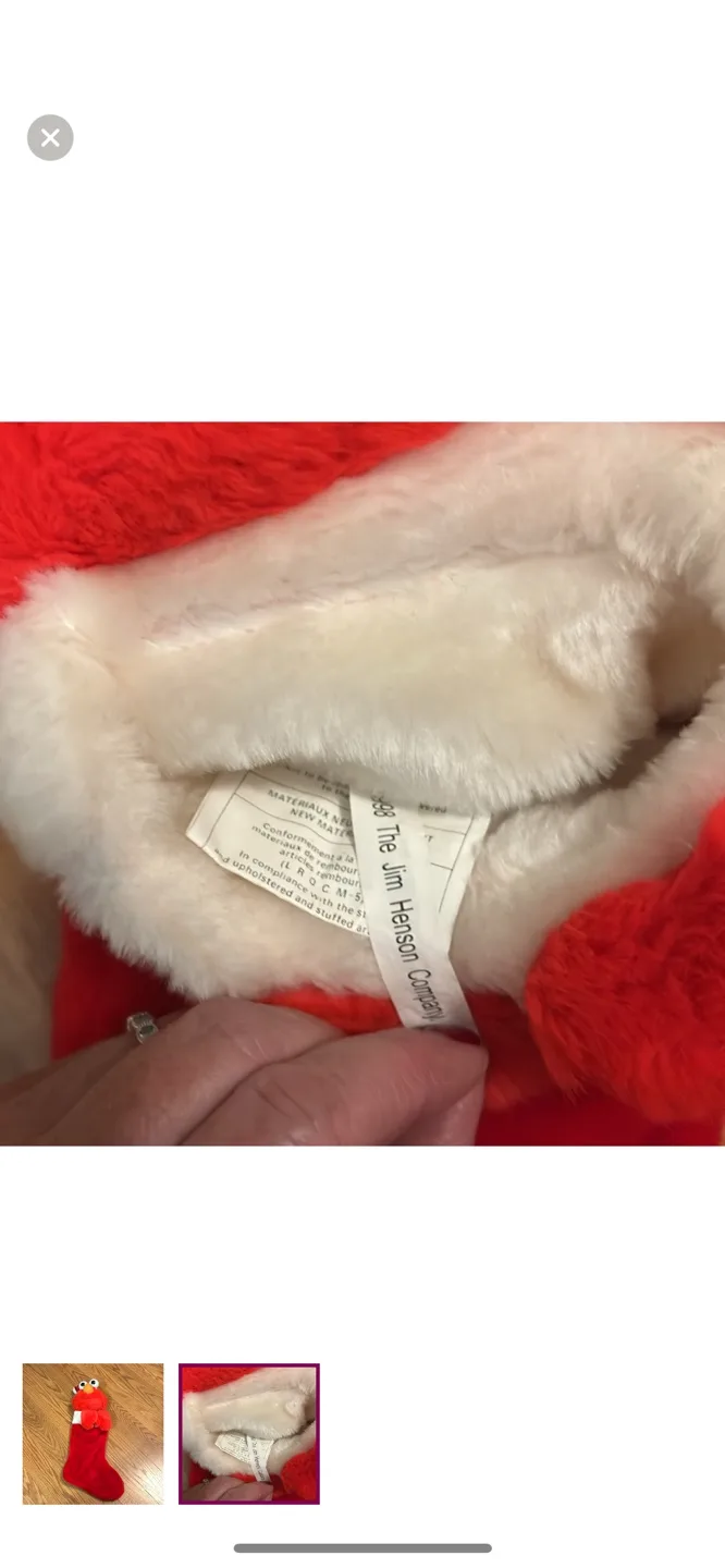 Elmo Plush Stocking image indicator(2)