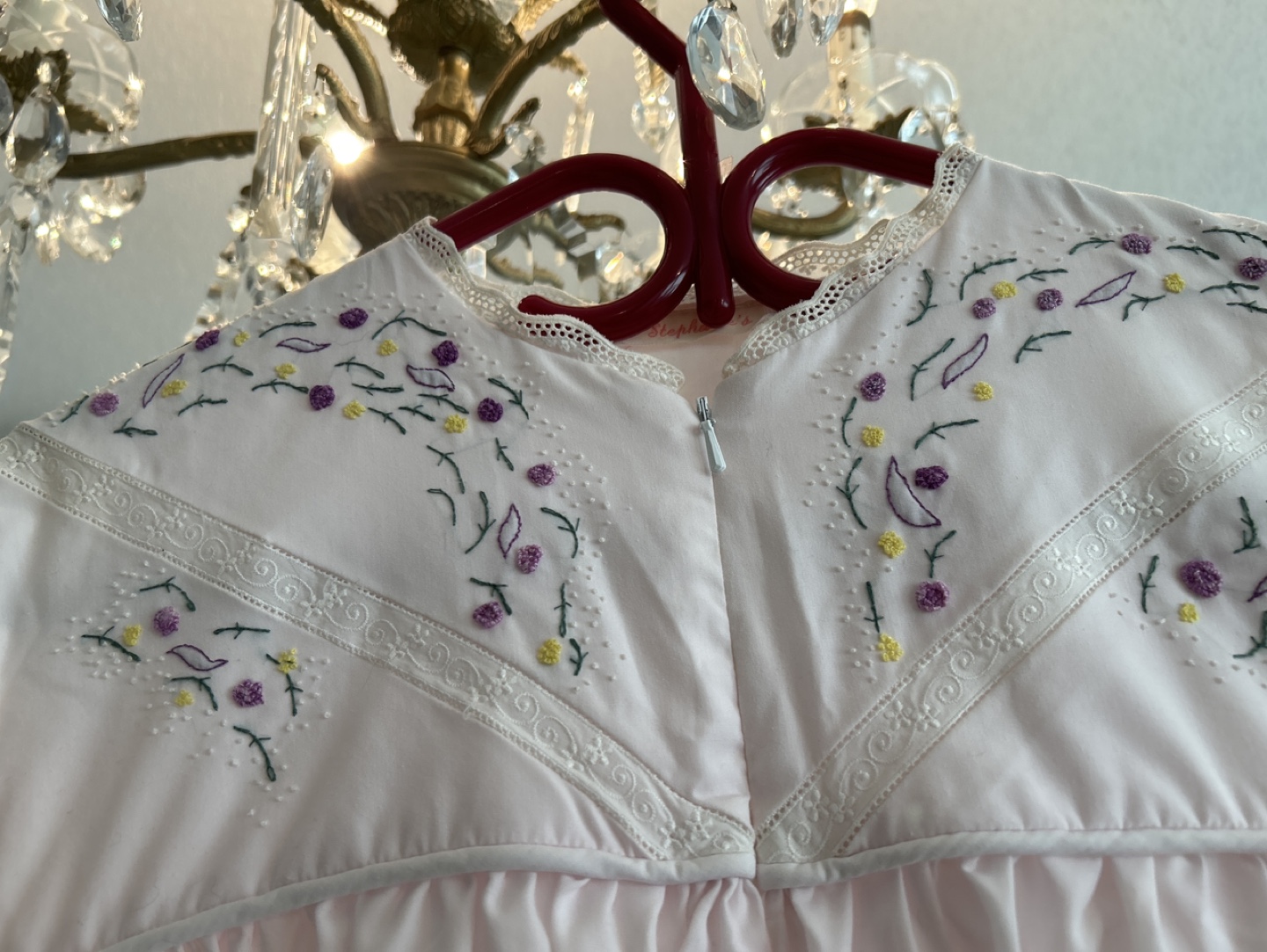 Long sleeved  night gown  cotton - photo 3