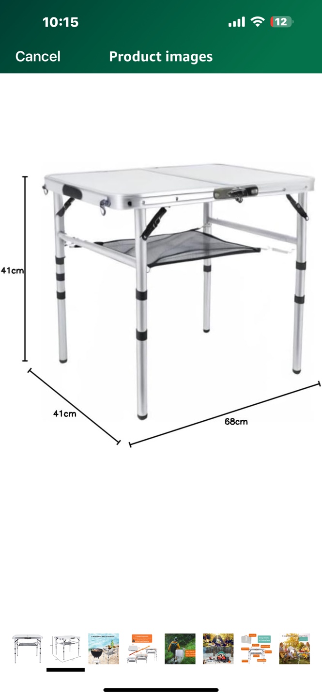 Portable Folding Table - photo 2