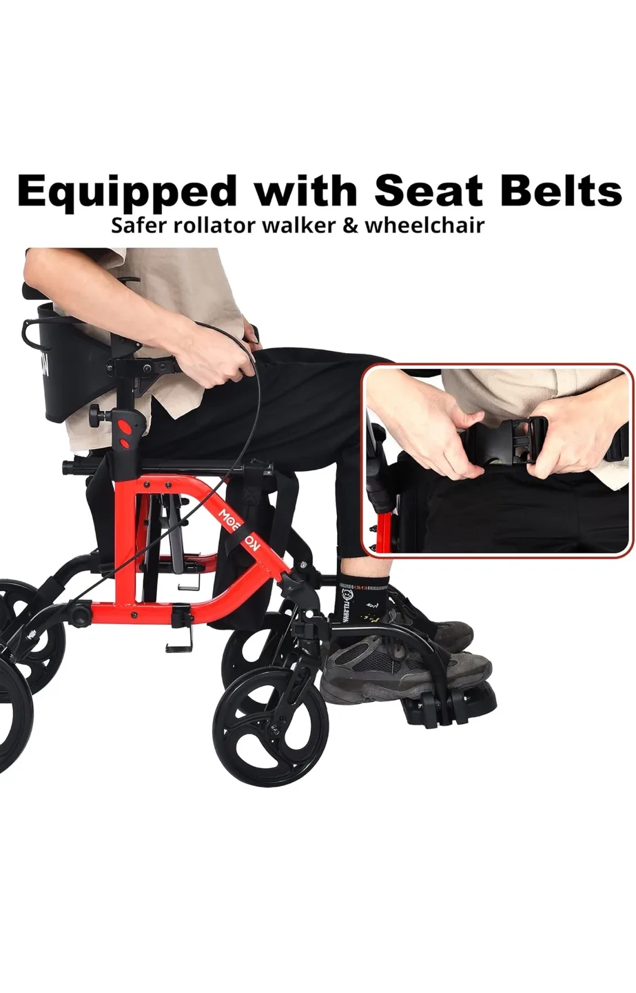 2 in 1 Rollator Walker & Transport Chair image indicator(5)