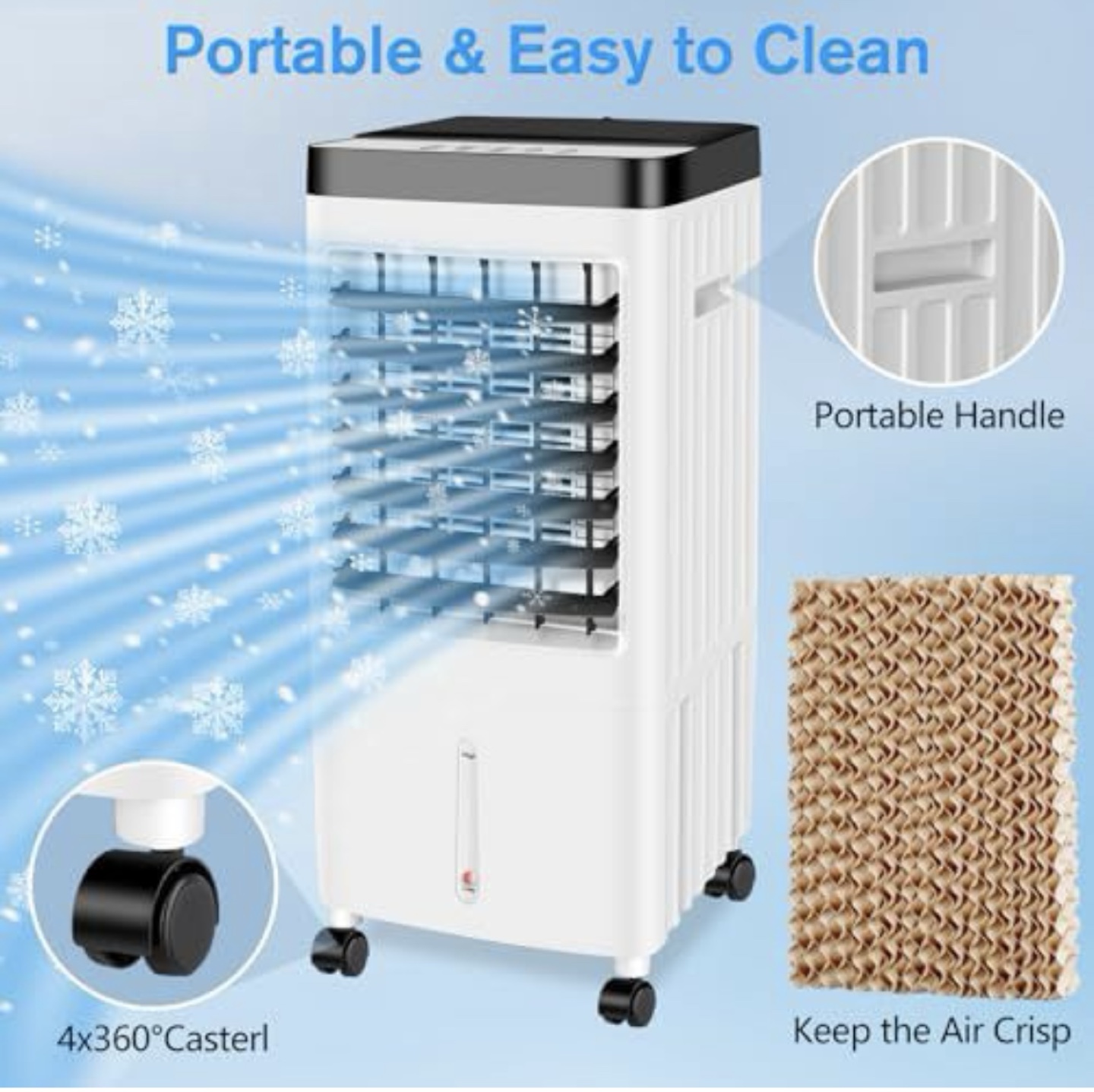 Portable Evaporative Cooler with Remote Control - photo 5