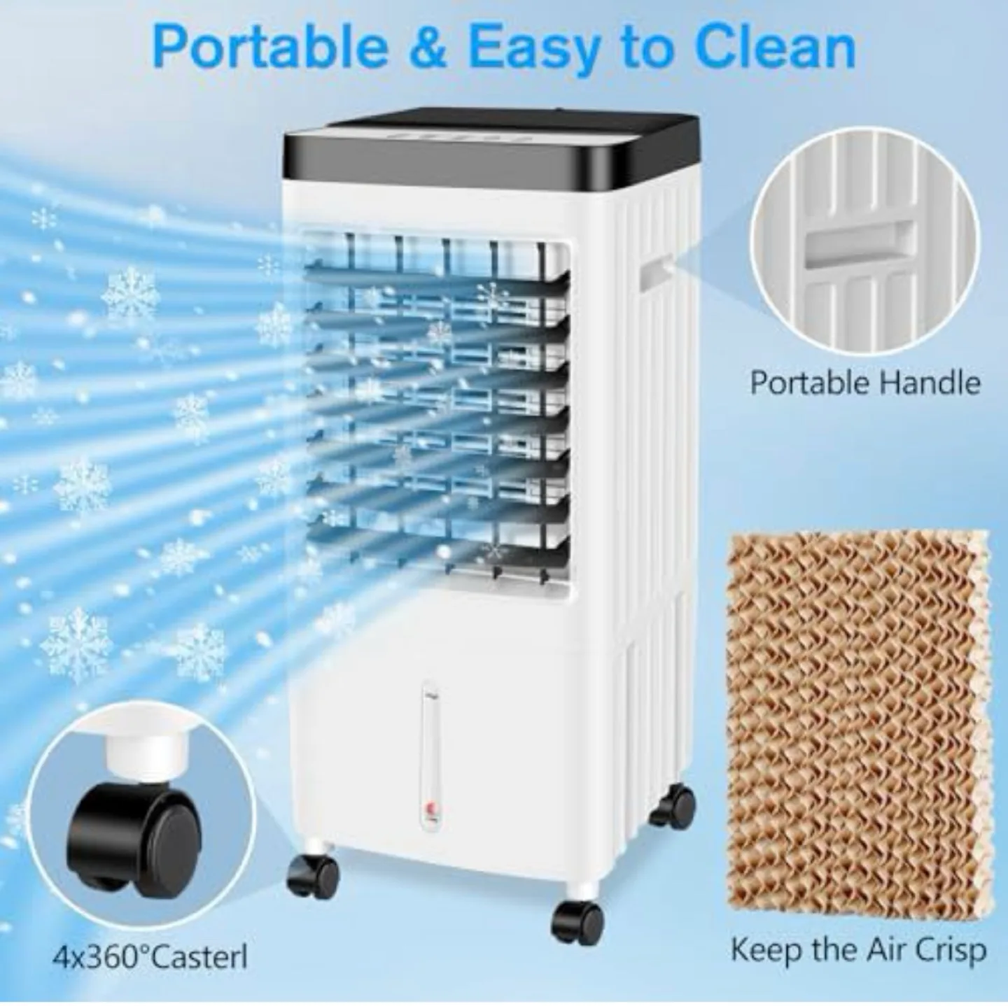 Portable Evaporative Cooler with Remote Control image indicator(5)