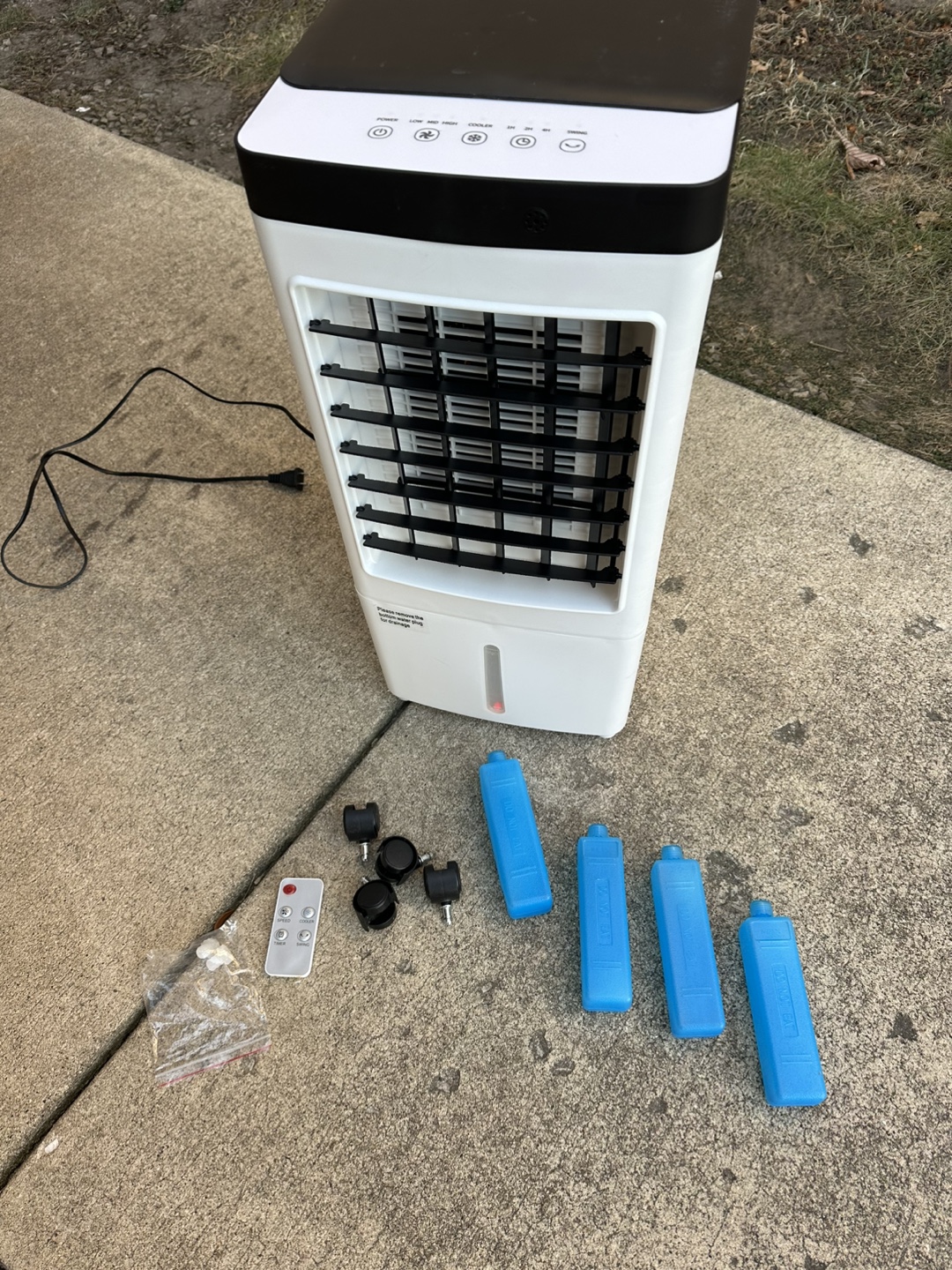 Portable Evaporative Cooler with Remote Control