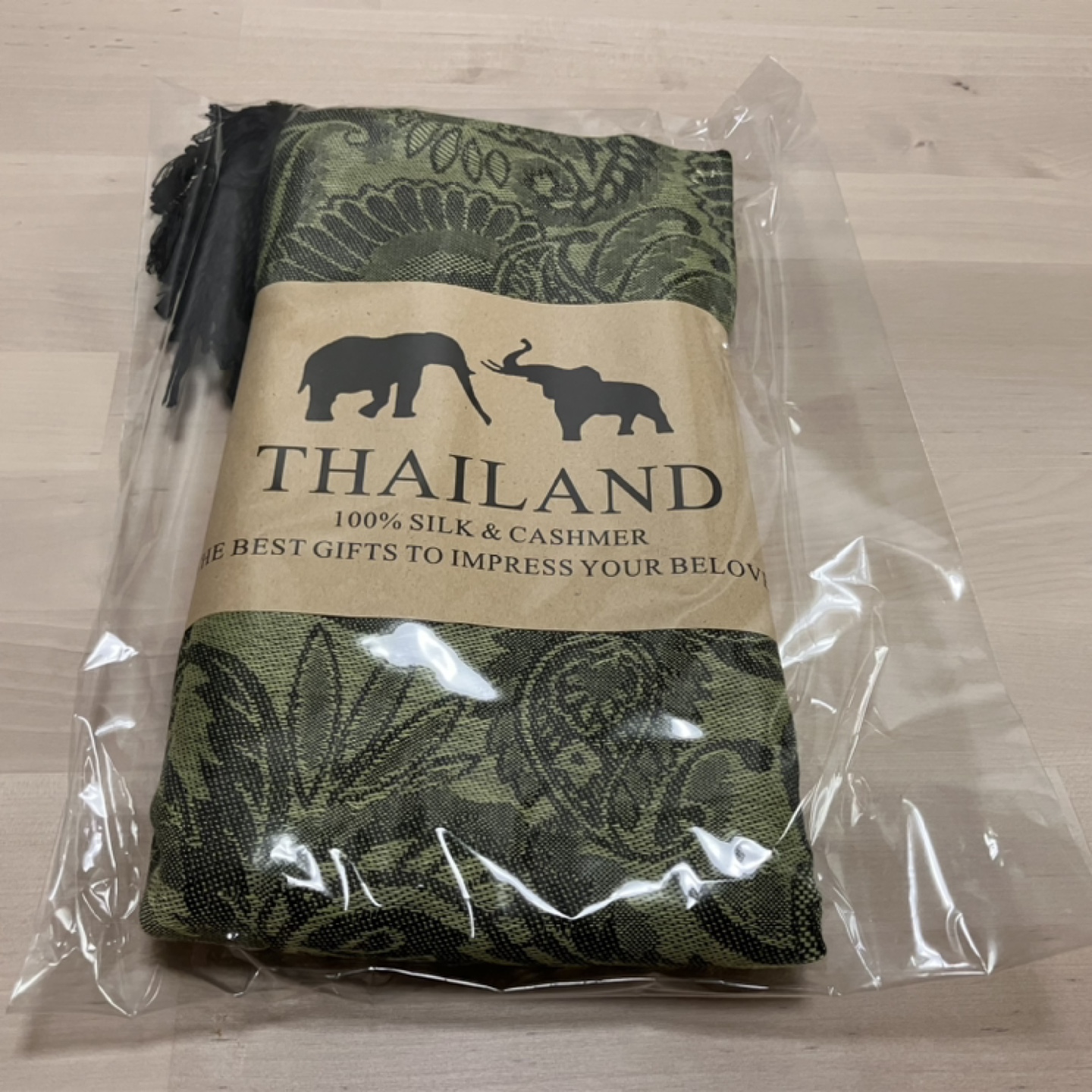Thai Silk and Cashmere Scarf - photo 5