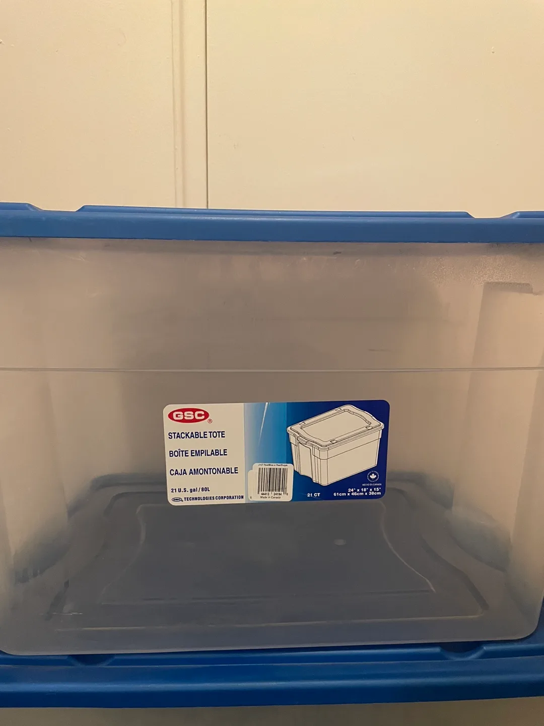 80 L Stackable Storage Containers 2 for $15 image indicator(2)