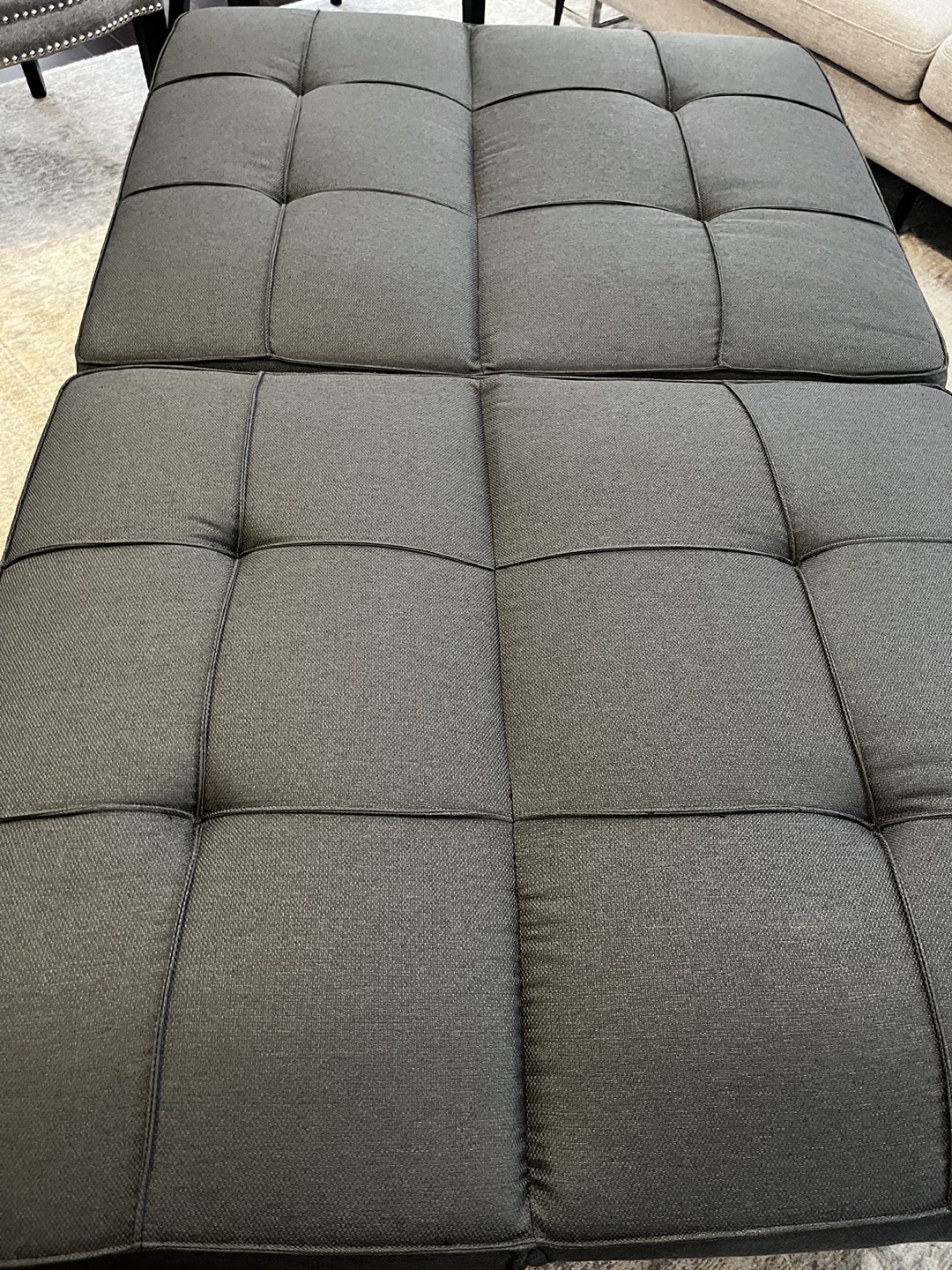 Grey Futon Sofa - photo 4