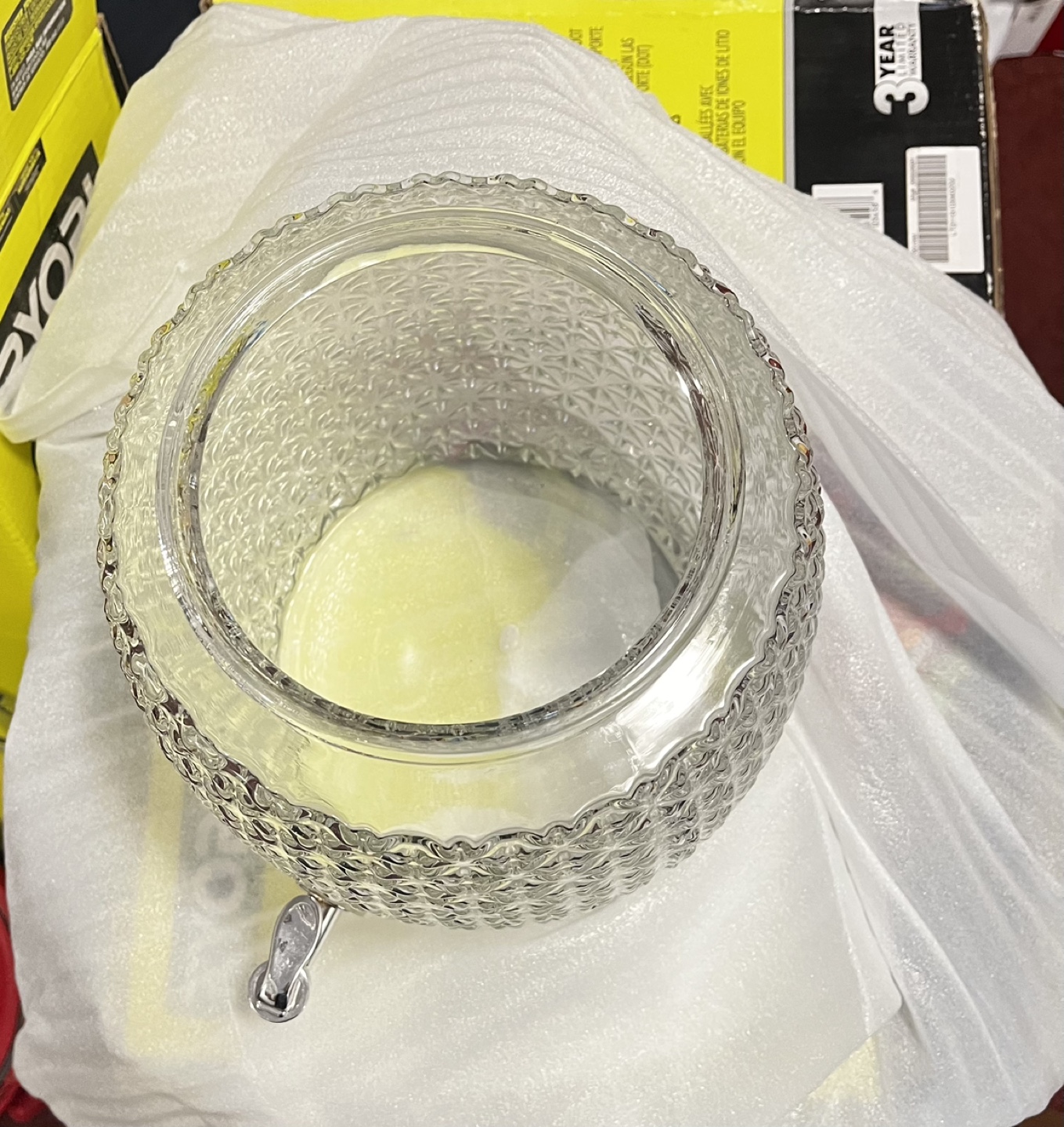 Glass Pineapple Beverage Dispenser - photo 3