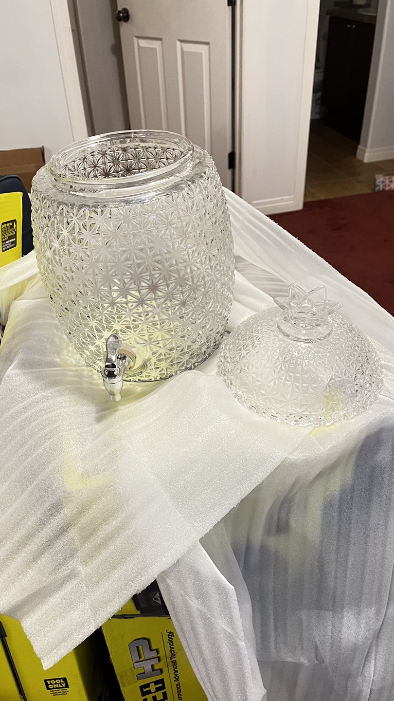 Glass Pineapple Beverage Dispenser - photo 4